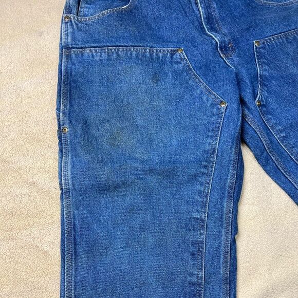 Men’s Vintage Double Knee key Jeans size 38x30 - Picture 5 of 10